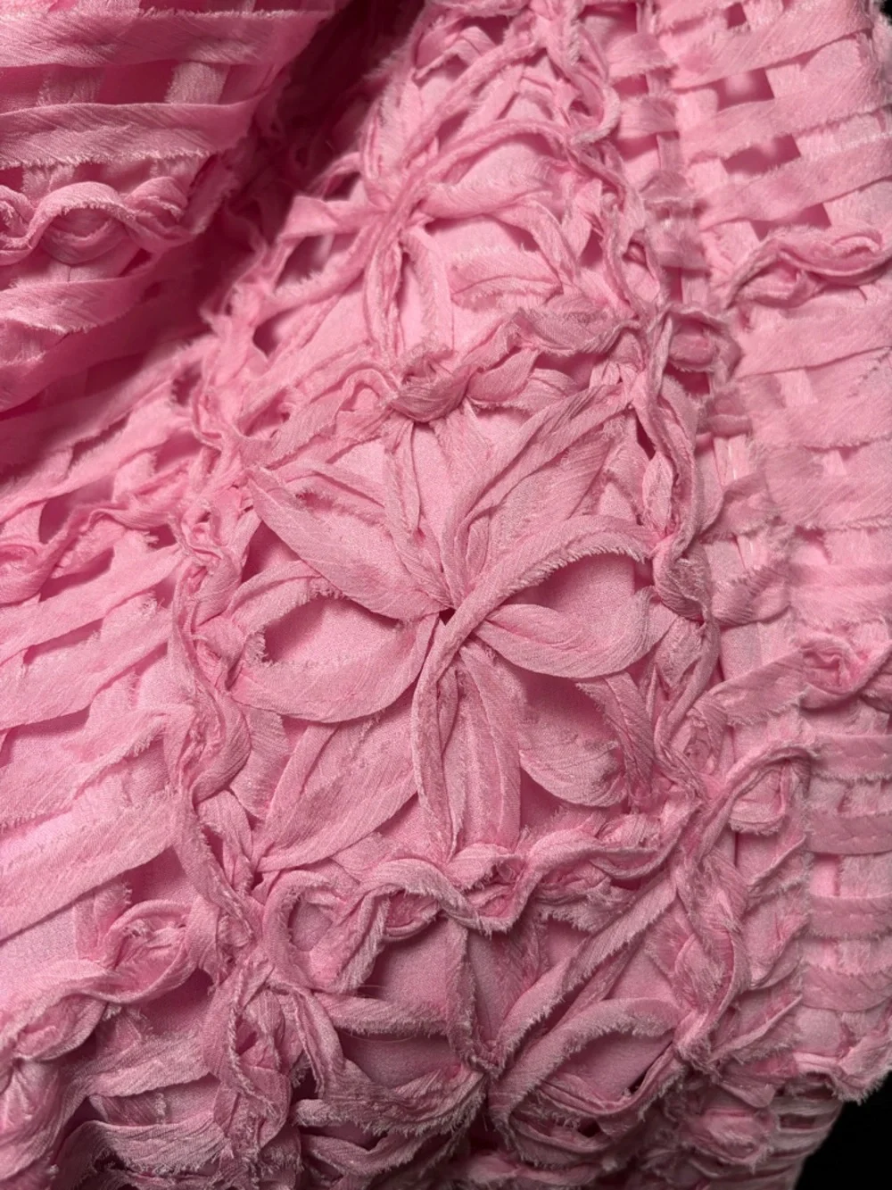 Endless Rose Pink Crochet Sleeveless Maxi Dress - Picture 2 of 4